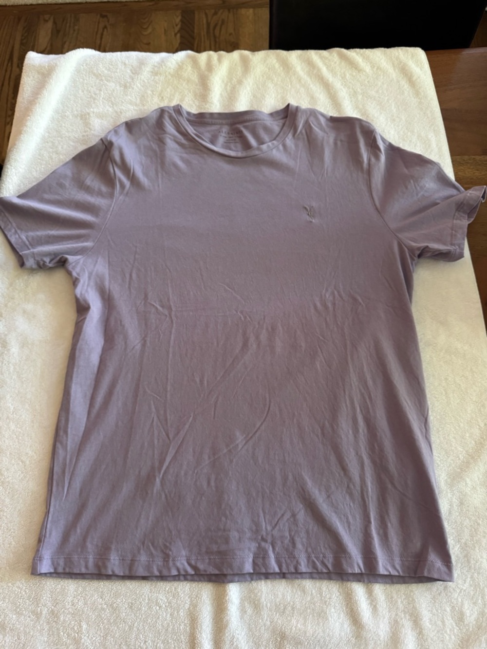 All Saints Men's Lavender Crew Neck Tee. Great condition.